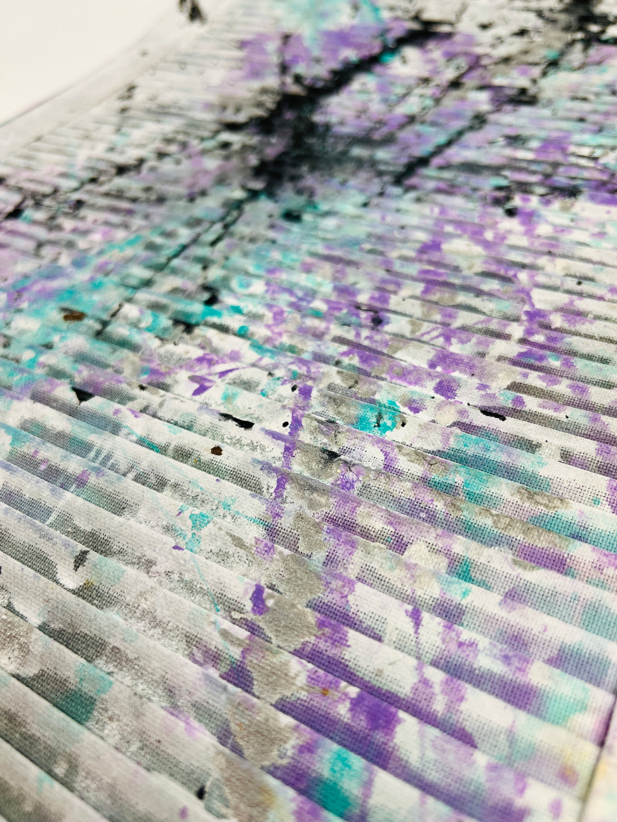 Postmodern Hand-Painted Placemats & Napkins - 16pc