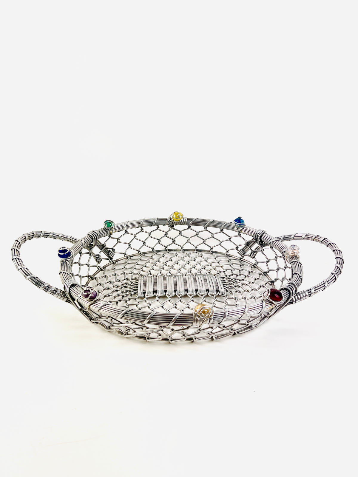 Vintage Postmodern Wire Basket