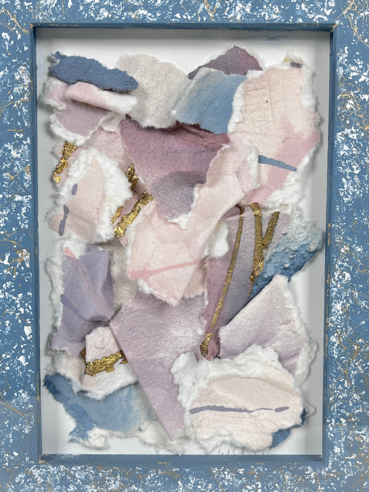 Vintage 80s Mixed Media Art