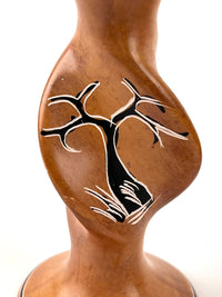Carved Soapstone Candle Holders
