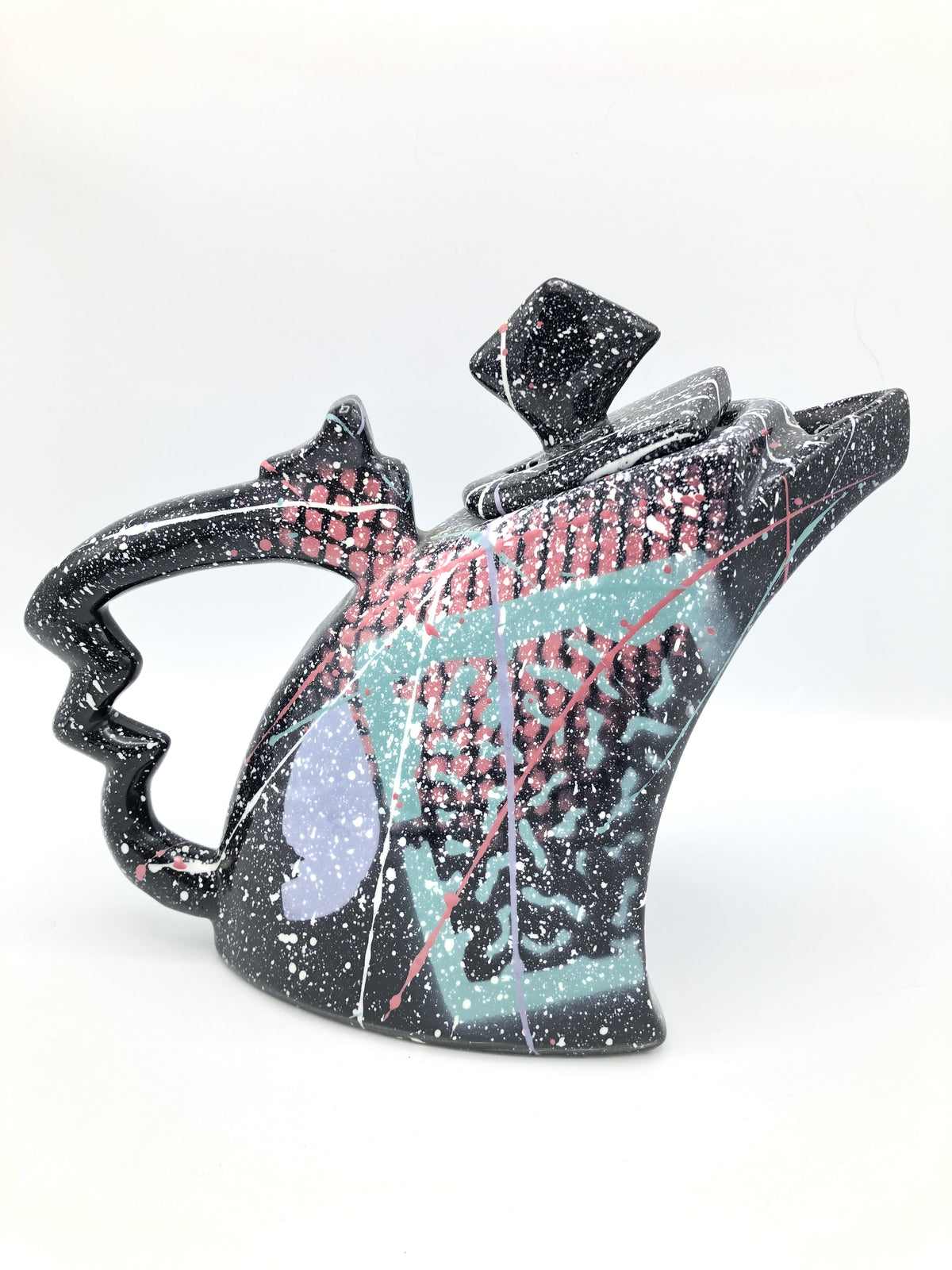 Vintage Postmodern Memphis Era Tea Set by Rosalyn Tyge