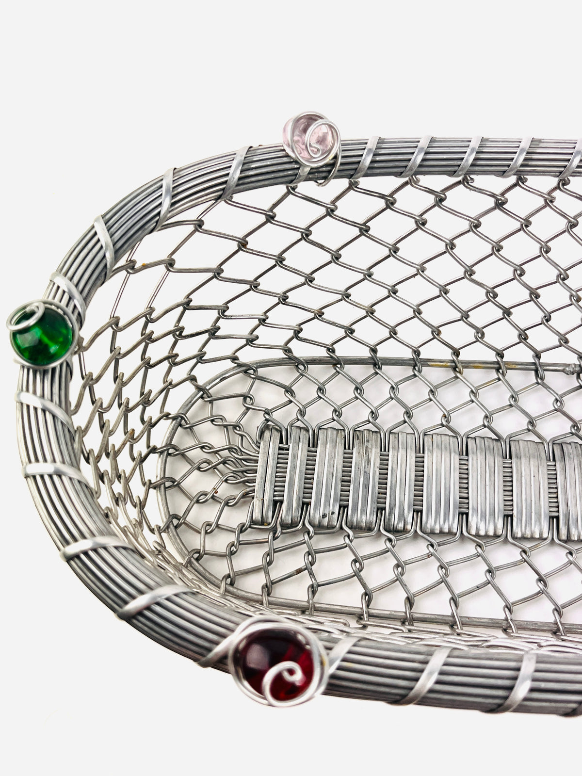 Vintage Postmodern Wire Basket