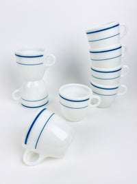 MCM Pyrex Milk Glass Mugs