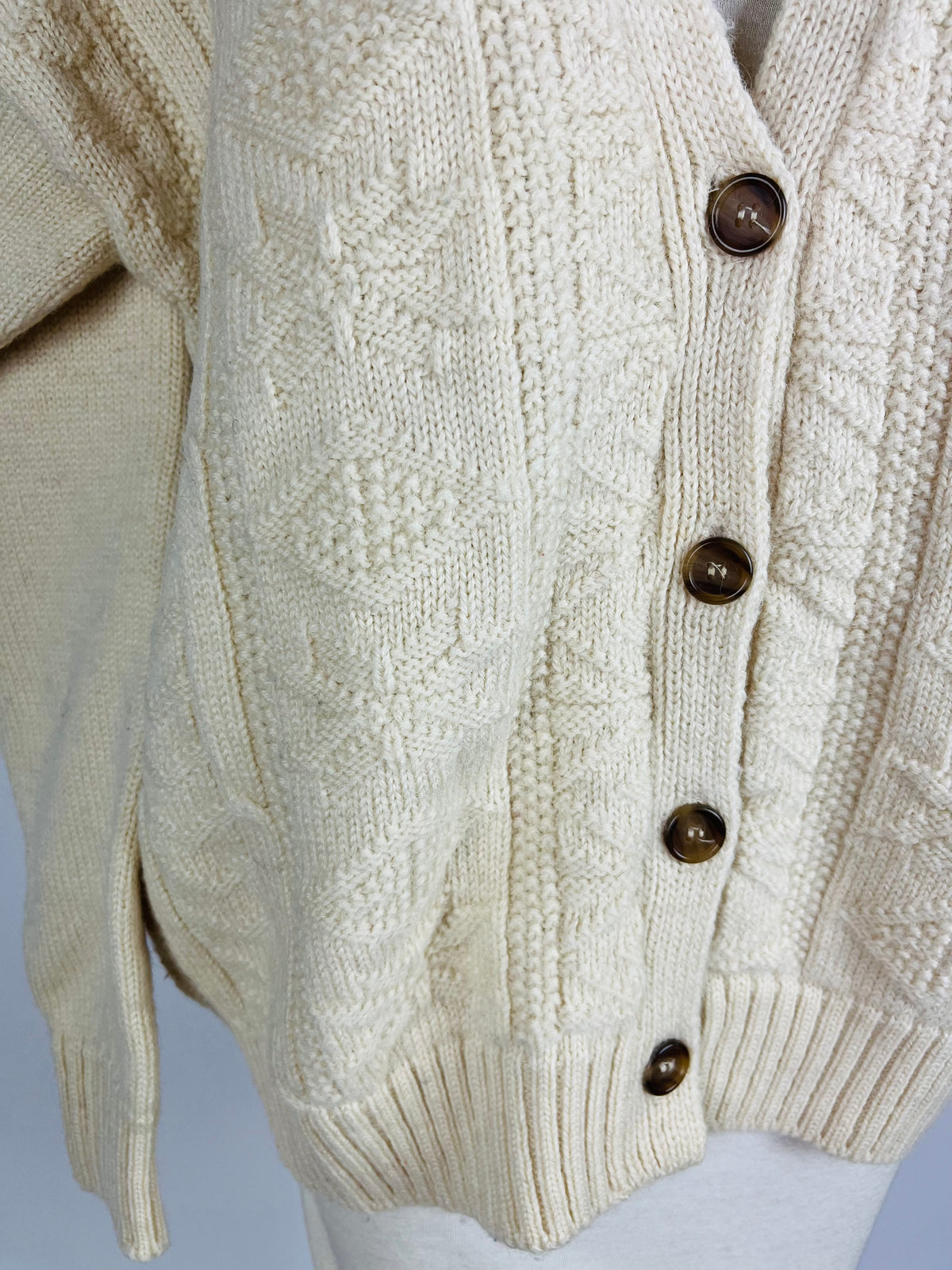 Vintage Laura Ashley Wool Cardigan Sweater