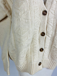 Vintage Laura Ashley Wool Cardigan Sweater