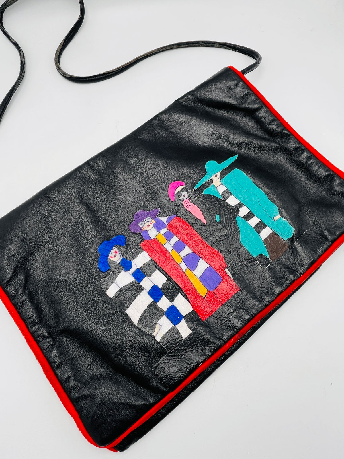 Stylish 80s Ladies Leather Bag