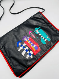 Stylish 80s Ladies Leather Bag