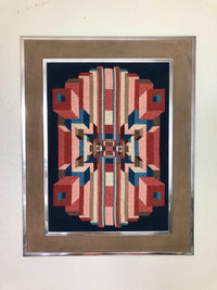 Optical Needlepoint in Double Frame