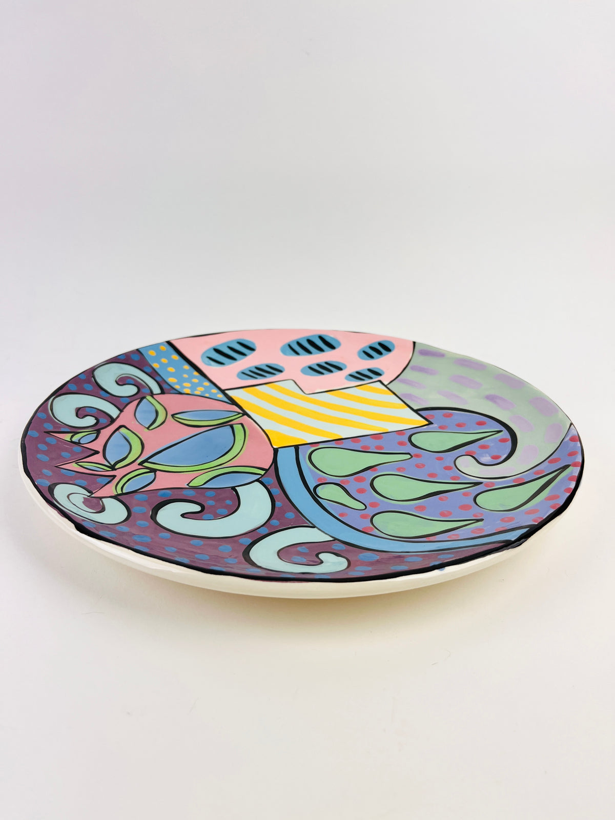 Postmodern Ceramic Platter