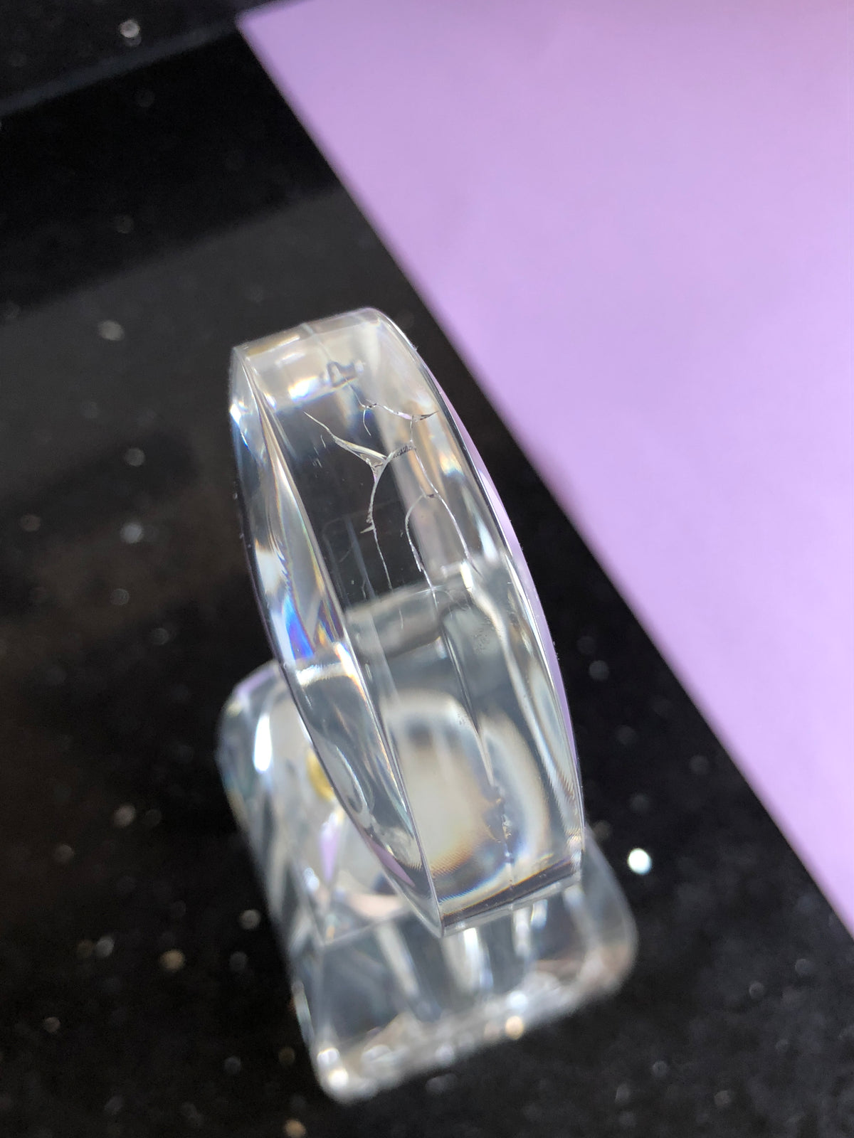 Optical Lucite Salt + Pepper Mills by Wayne Husted for Grainware