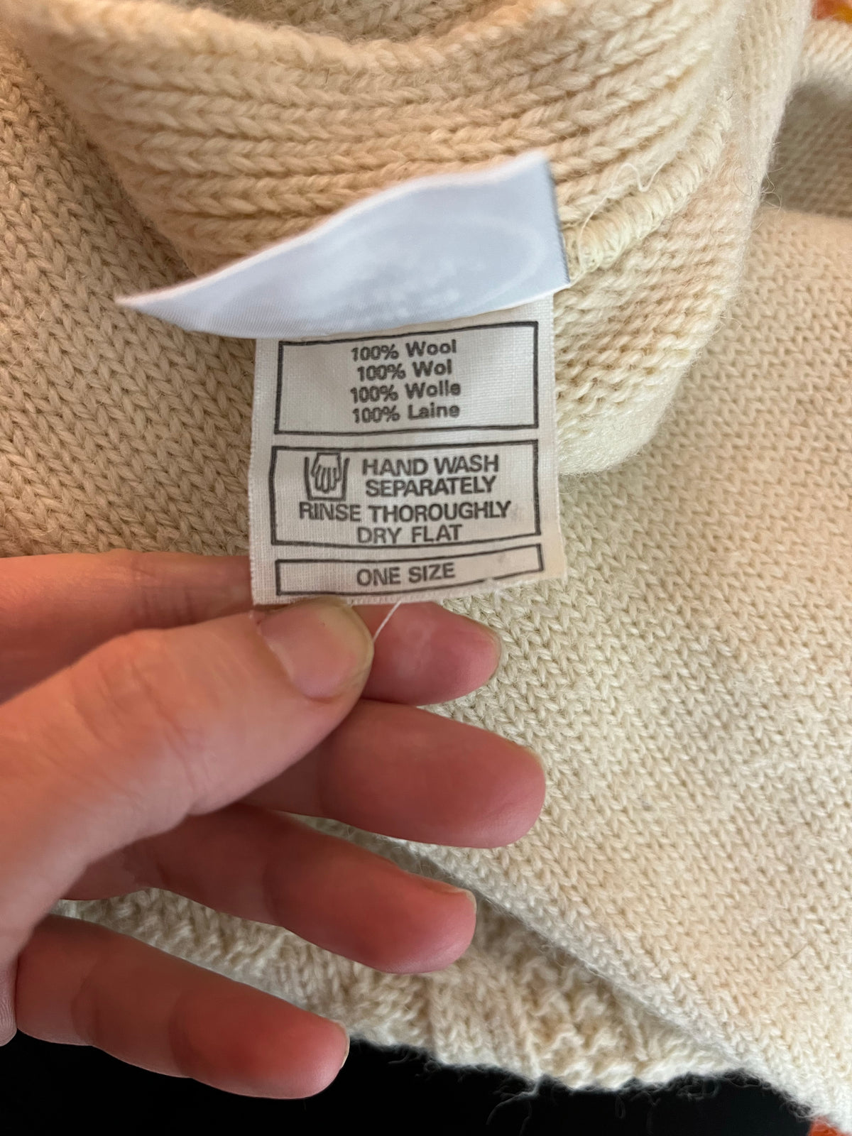 Vintage Laura Ashley Wool Cardigan Sweater