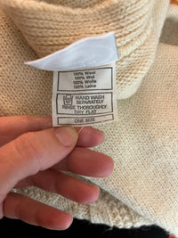 Vintage Laura Ashley Wool Cardigan Sweater