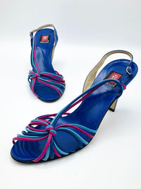 Anne Klein Leather Strappy Sandals
