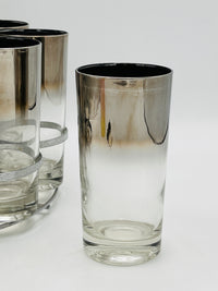 Vintage MCM Bar Set in Caddy