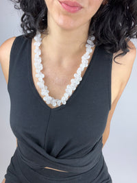 Vintage Plastic Seashell Necklace