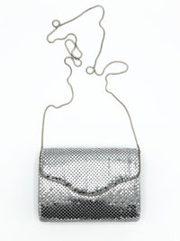 Vintage Silver Metal Mesh Purse