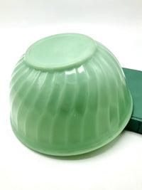 Mid-Century Jadeite Swirl Bowl
