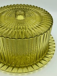 Vintage Chartreuse Cake Platter
