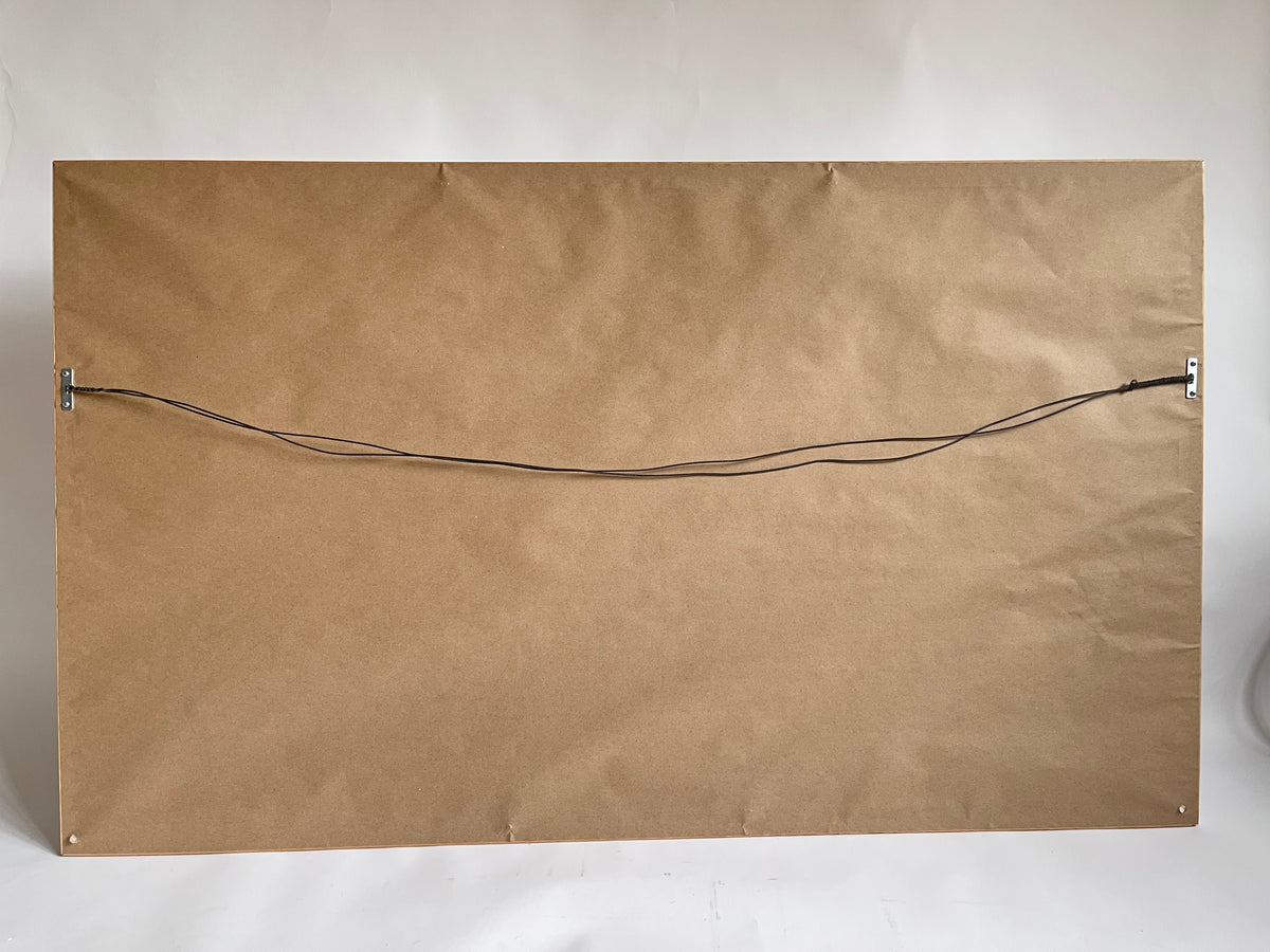 Vintage Postmodern “Palm Island” by Thomas McKnight Framed Poster