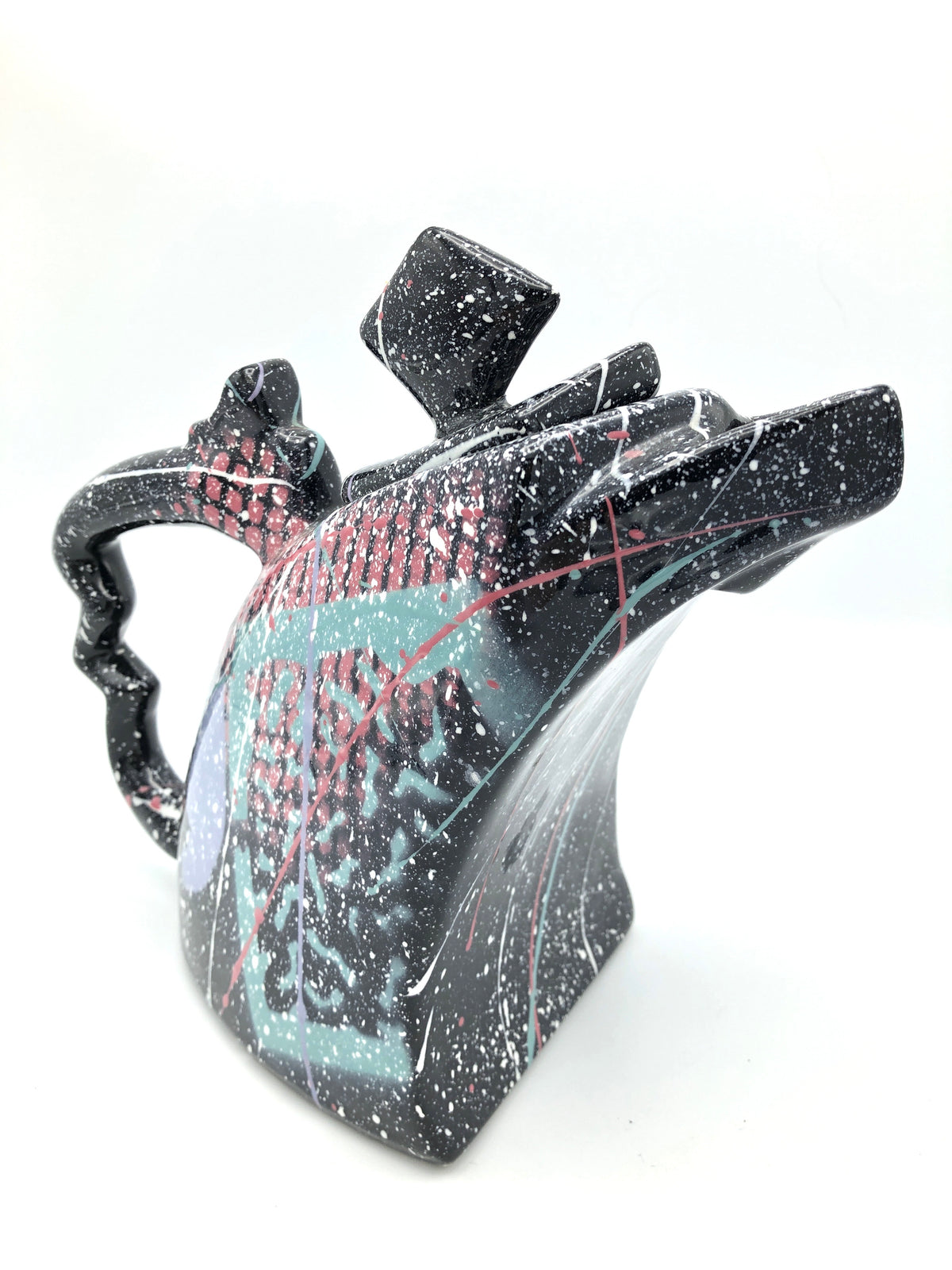 Vintage Postmodern Memphis Era Tea Set by Rosalyn Tyge