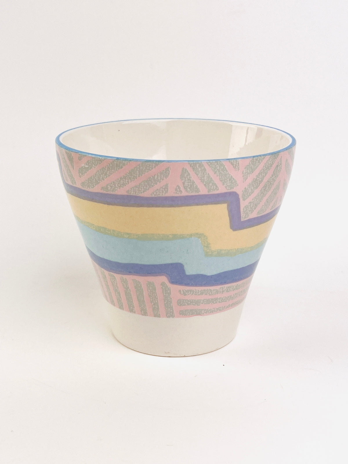 Memphis Style Cup & Saucer Set - 8pc