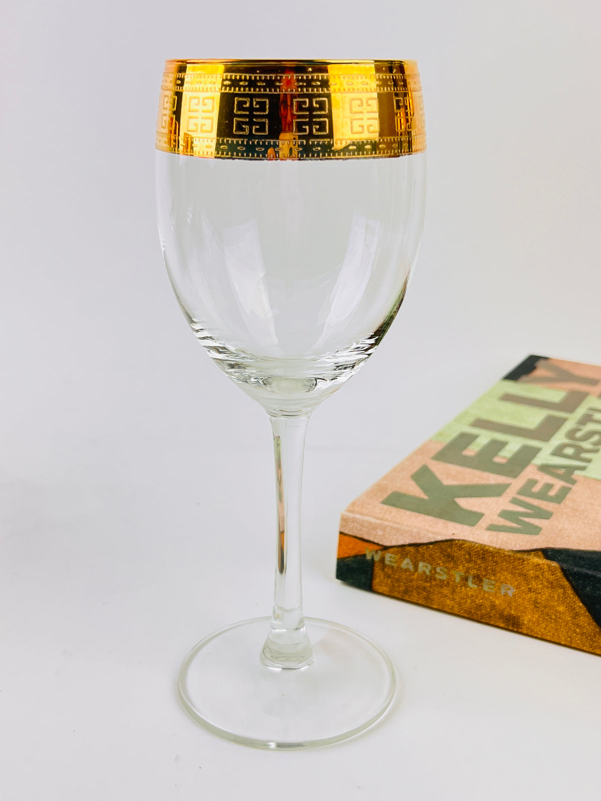 Vintage 22k Gold Plated Stemware