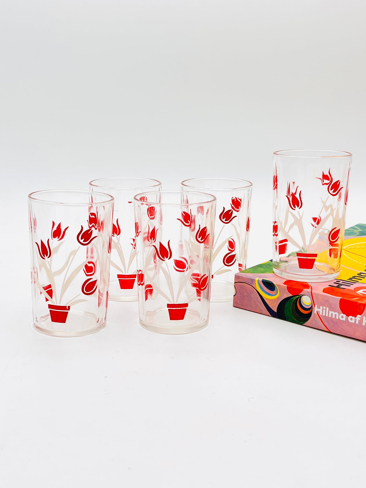 Mid-Century Tulip Glasses