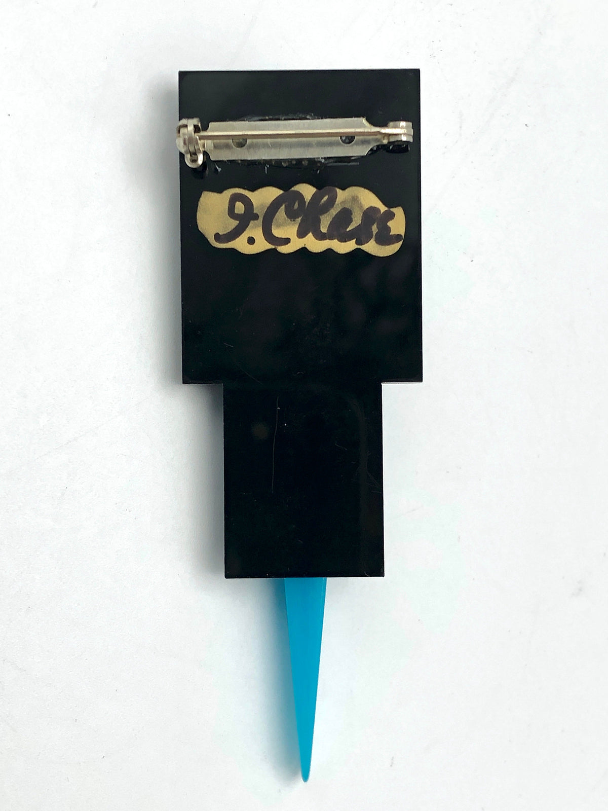 Vintage Postmodern Brooch, Signed