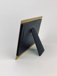 Vintage 90s Postmodern Metal Picture Frame