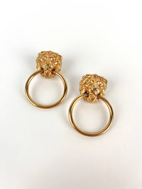 Lion Doorknocker Earrings
