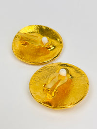 Vintage Spiral Disc Necklace