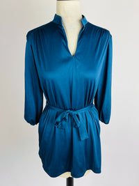 Vintage Teal Tunic Top