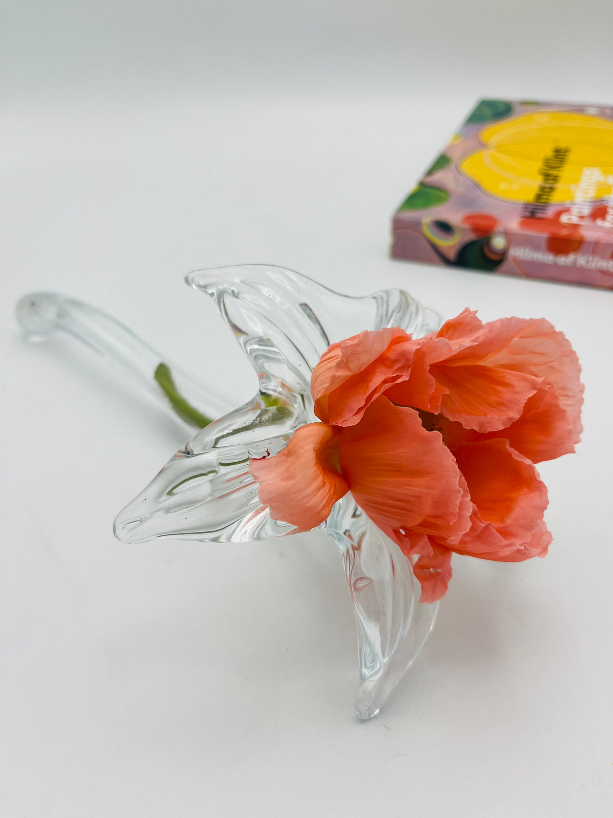 Vintage Blown Glass Bud Vase