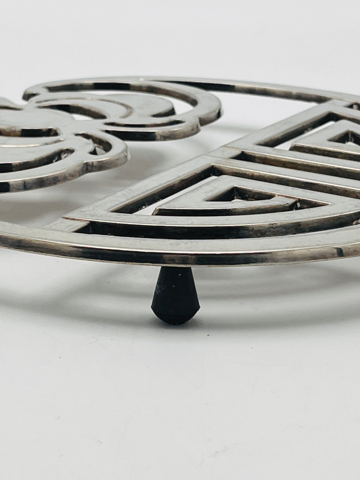 Vintage Art Deco Silverplate Trivet