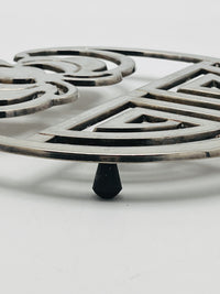 Vintage Art Deco Silverplate Trivet