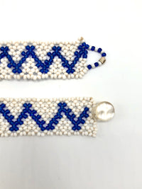 Vintage 1970s Beaded Fringe Choker