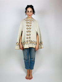 Vintage Knit Poncho