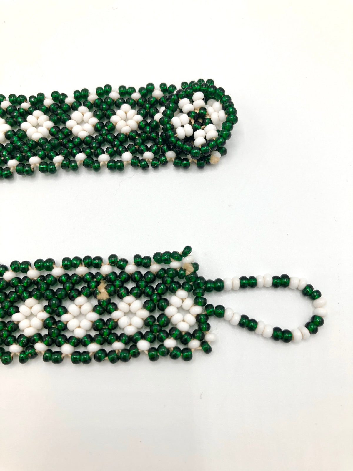 Vintage 1970s Beaded Fringe Choker