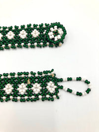 Vintage 1970s Beaded Fringe Choker