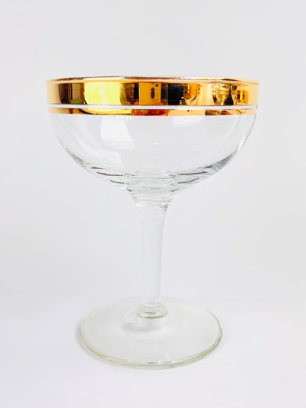 Vintage 22k Gold-Plated Coupes