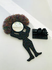 Postmodern Mirror Sculpture by Joan Carson