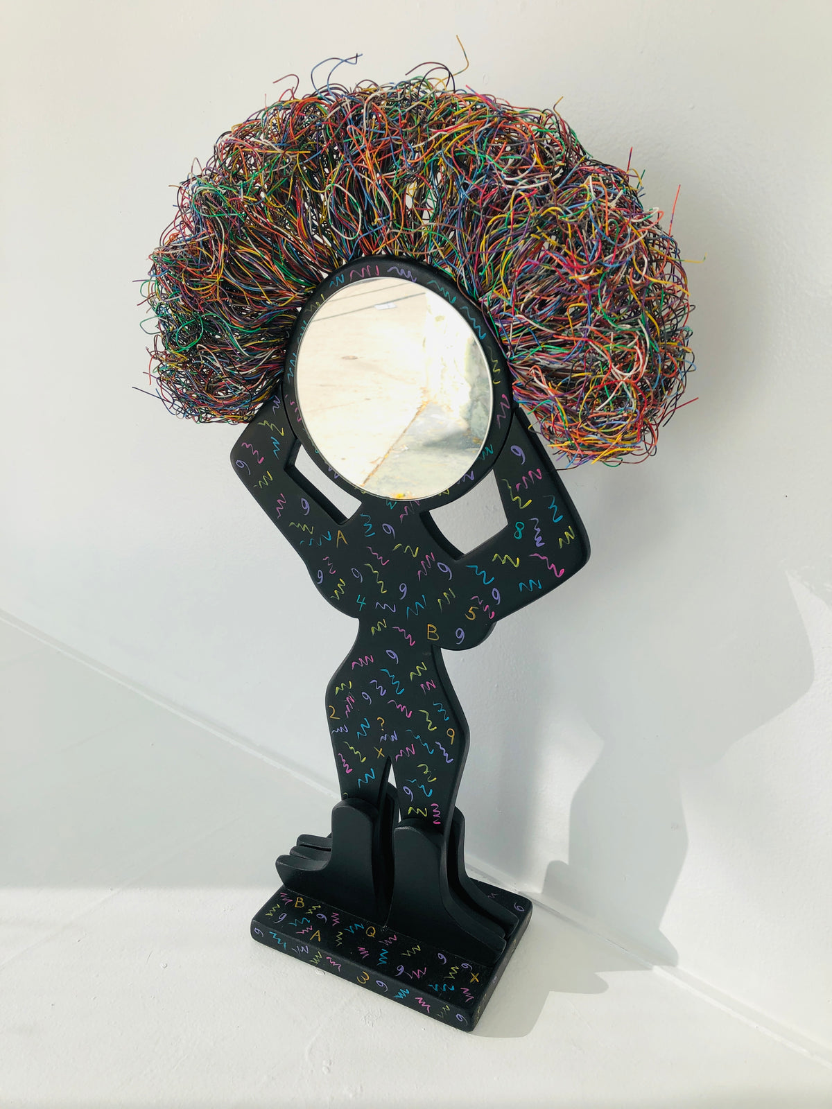 Postmodern Mirror Sculpture by Joan Carson