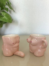 Vintage Ceramic Nudie Mugs