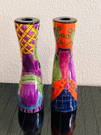 Postmodern Pitcher & Candle Holder Set