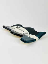 Vintage 90s Ceramic Face Catchall