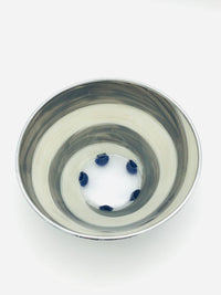 Postmodern Glass Footed Bowl