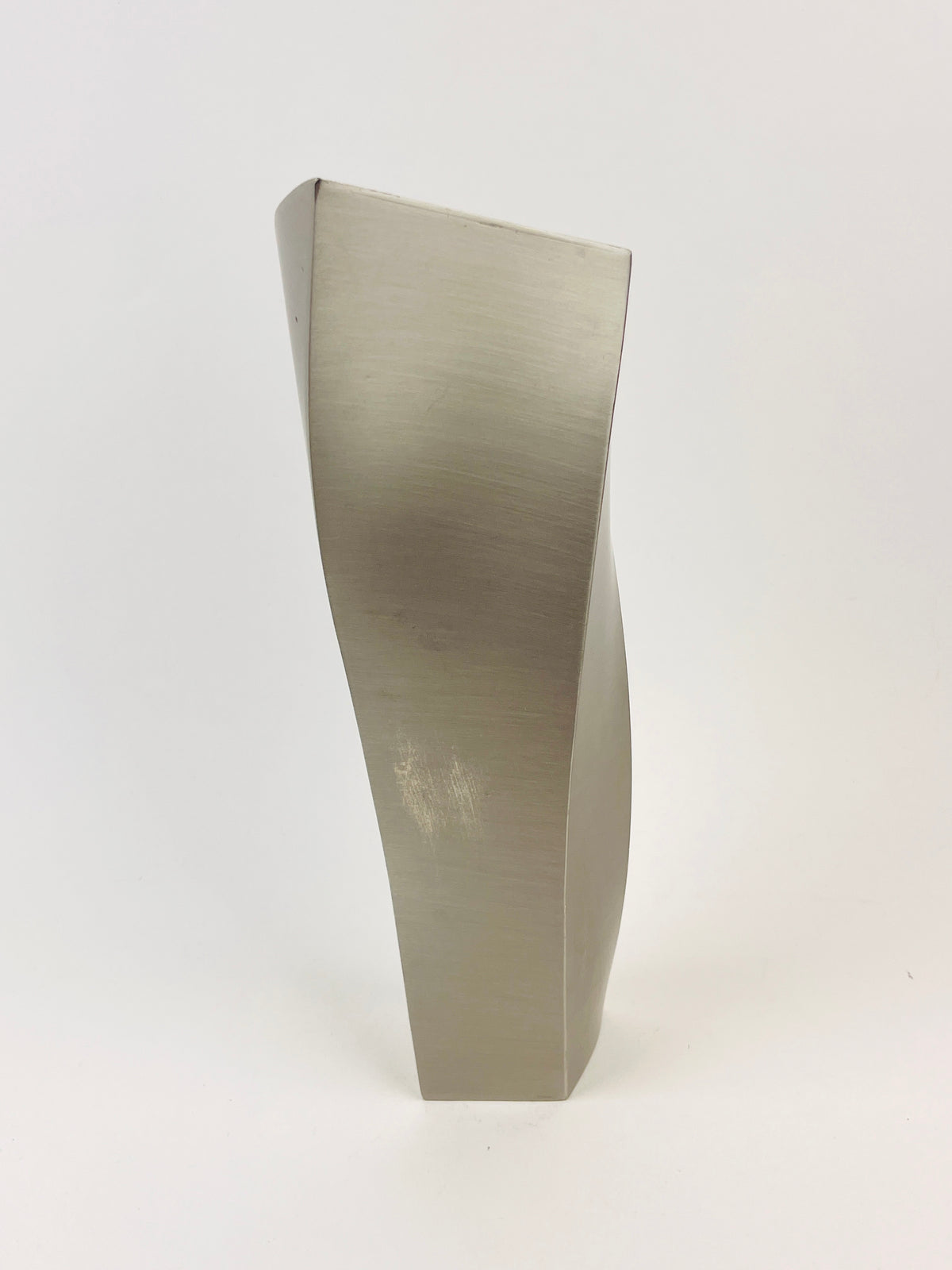 Postmodern Stainless Steel Twist Vase