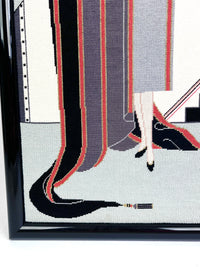 Vintage Needlepoint of Erté’s “Michelle”