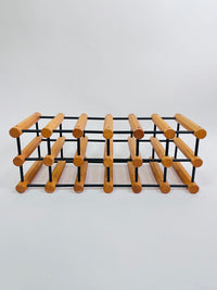 Vintage MCM Modular Wood Wine Rack
