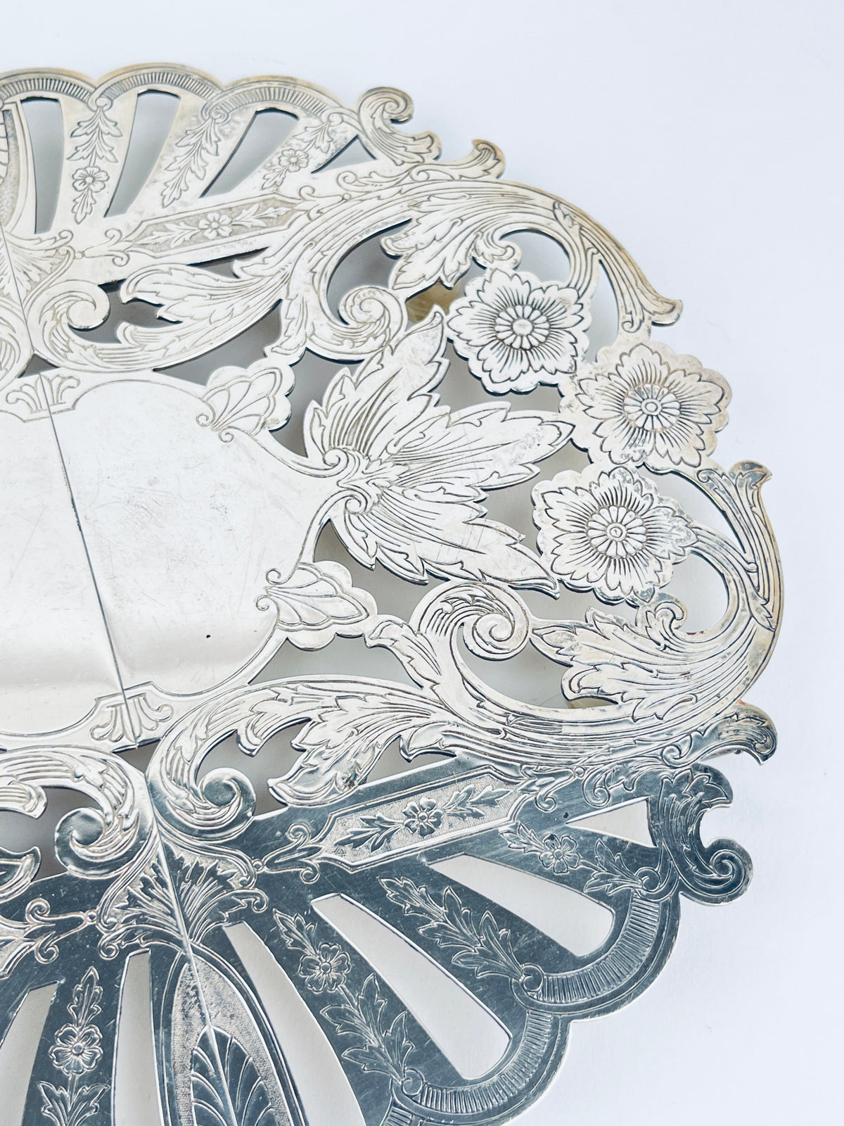 Vintage Expandable Silverplate Trivet